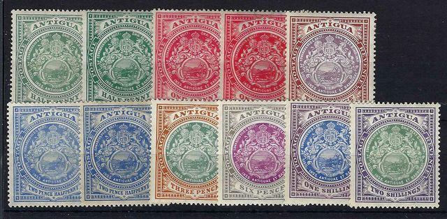 Image of Antigua SG 41/50 LMM British Commonwealth Stamp